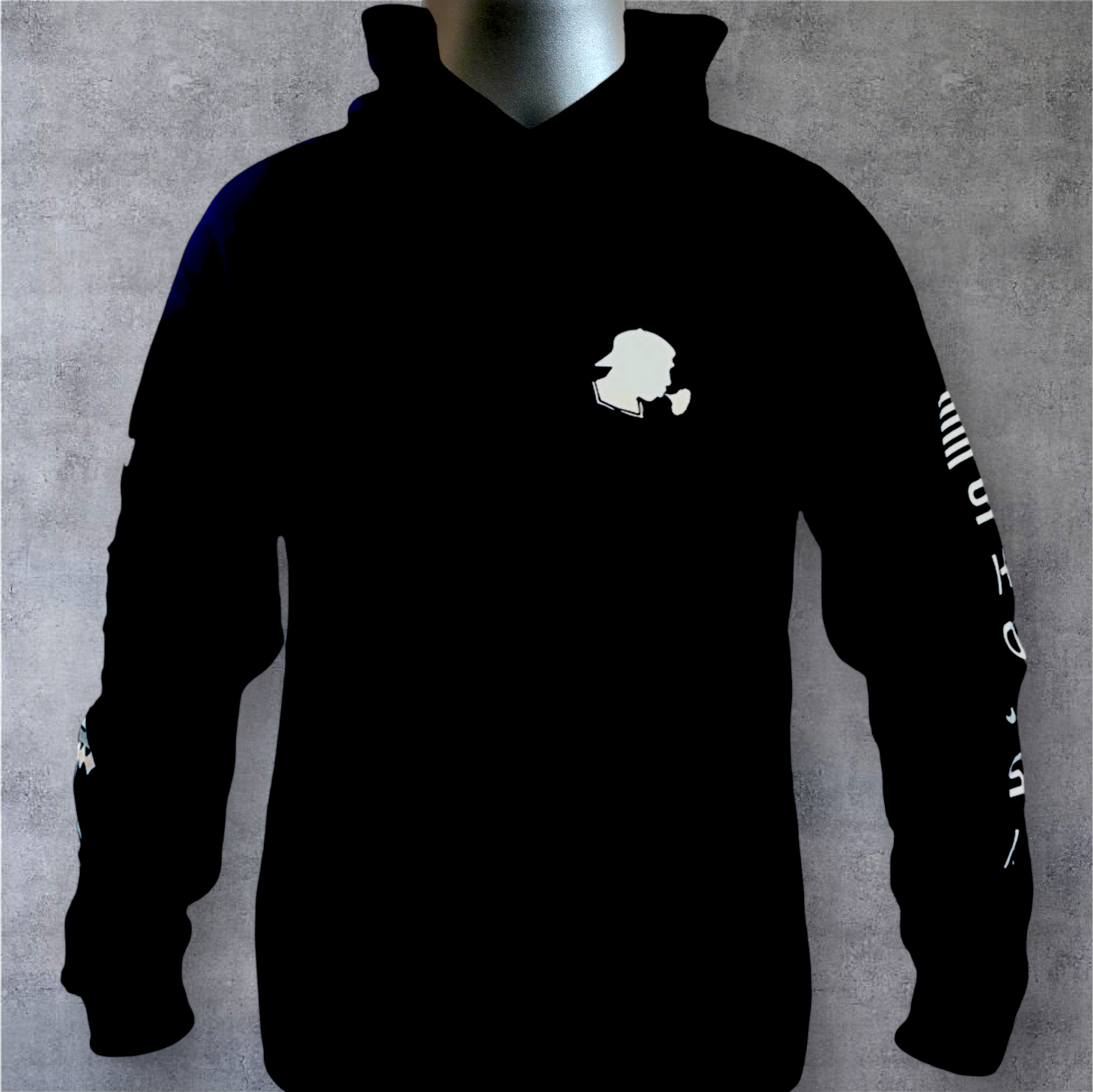 Black Puff Off Hoodie