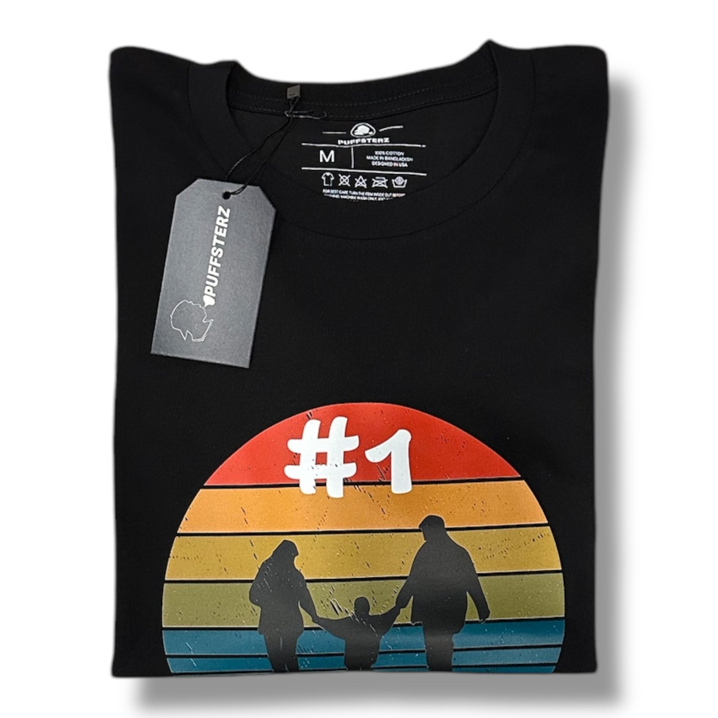 Black Family No.1 Design Tee