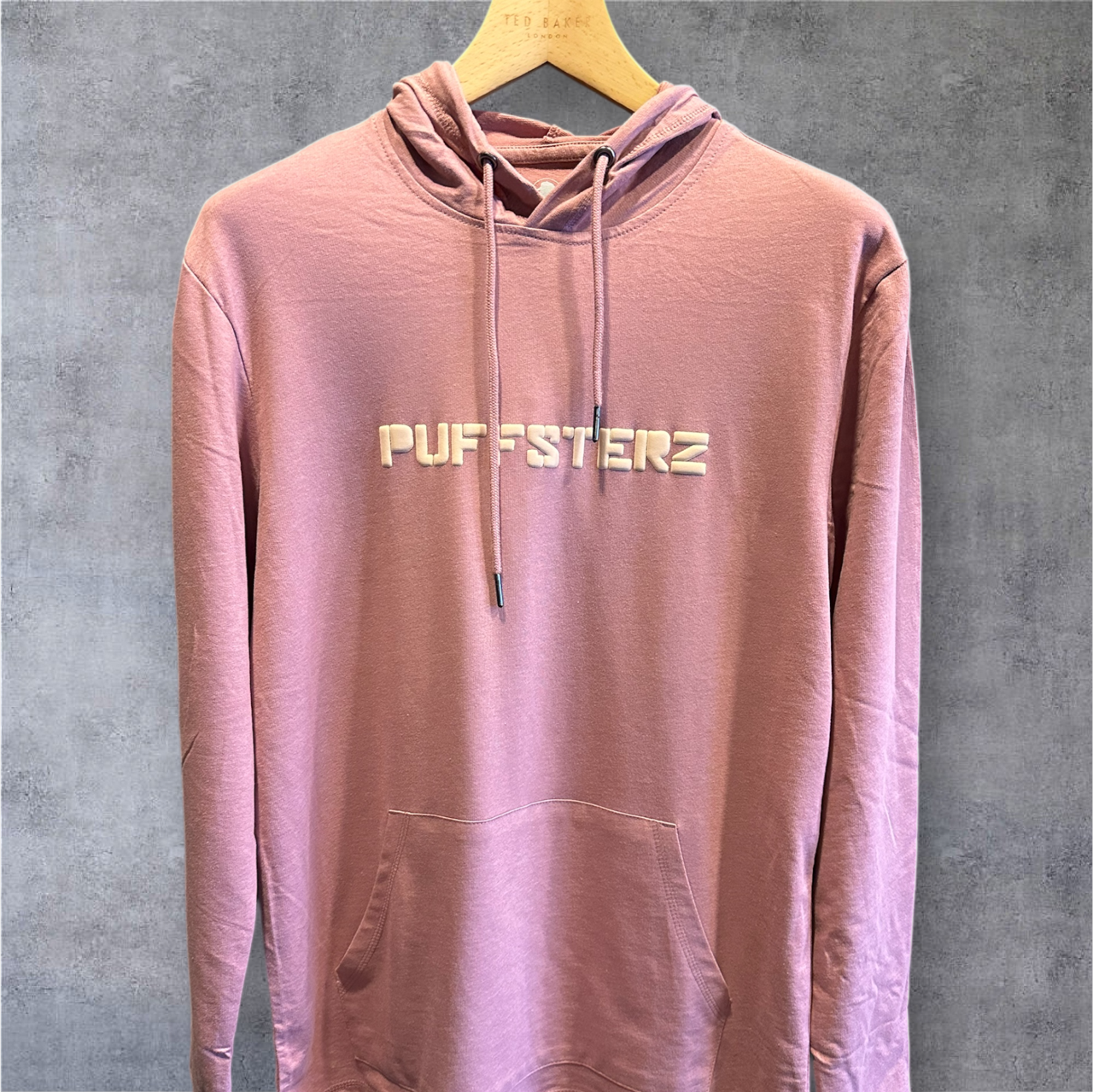 Long Sleeve Embossed Hooded Tee