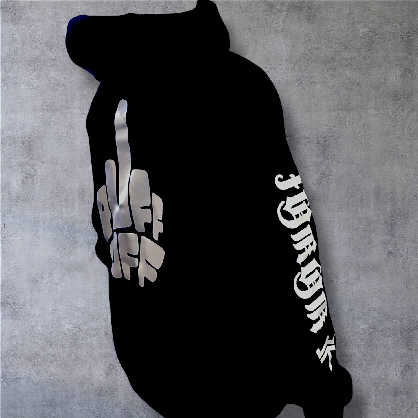 Black Puff Off Hoodie