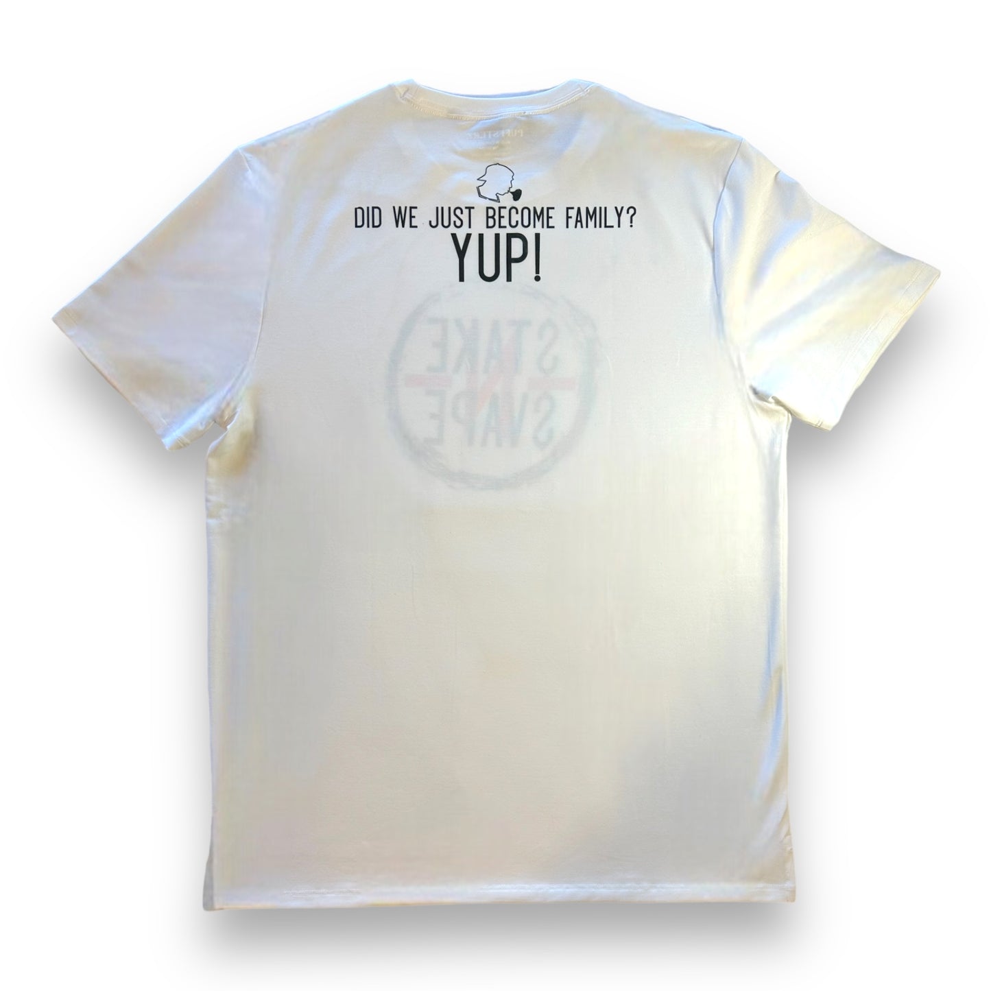 White Unisex STAKE N VAPE T-Shirt