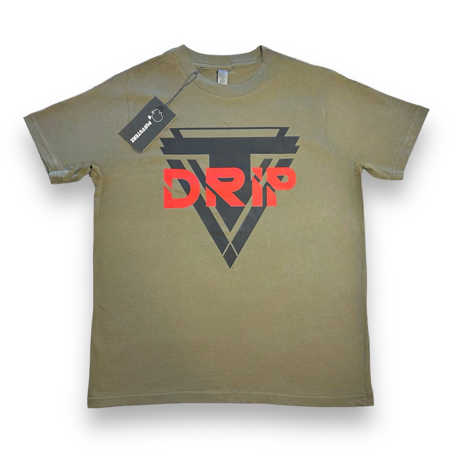 Army Green (Vibe Tribe) Drip Youth T-Shirt