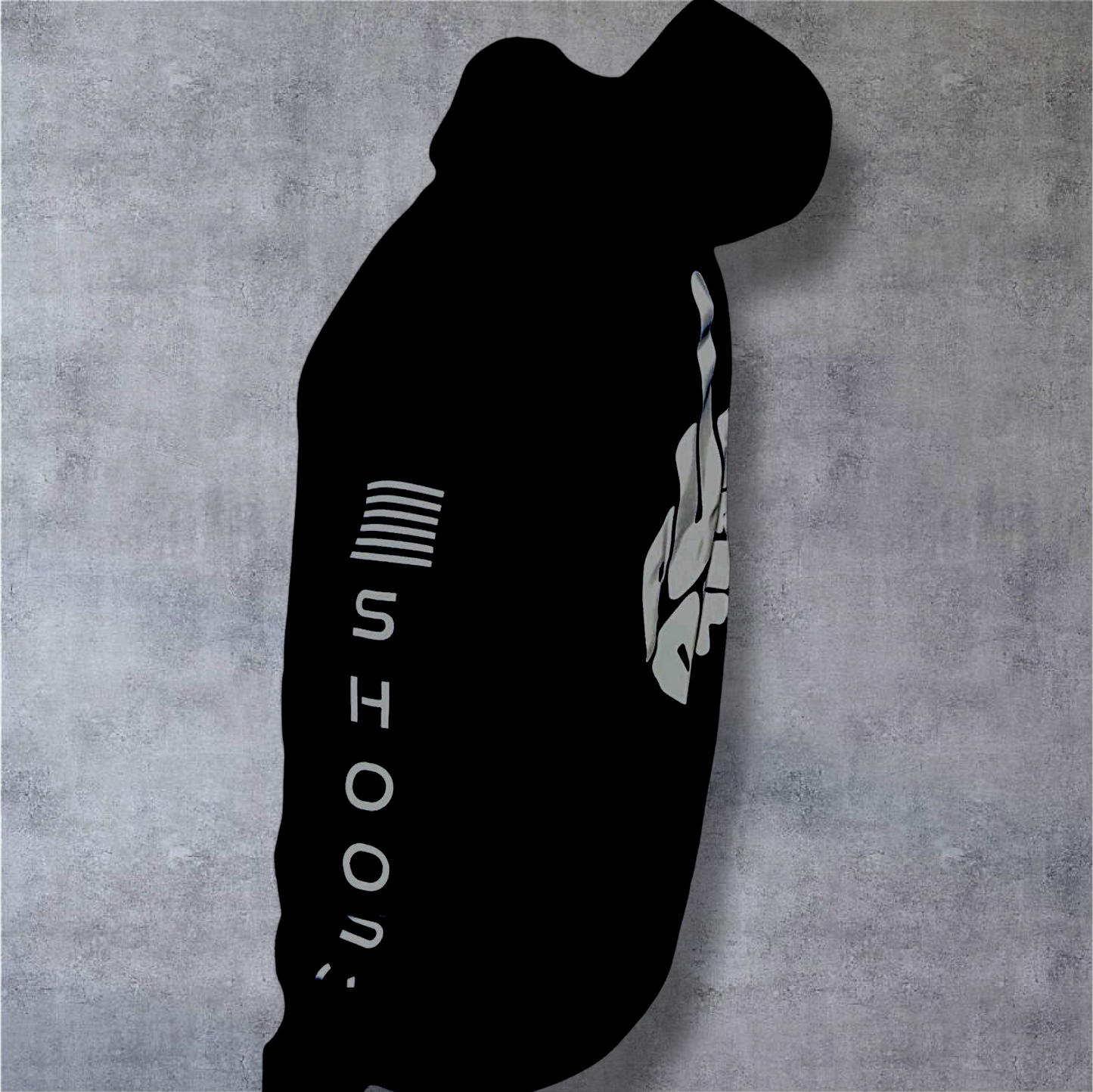 Black Puff Off Hoodie