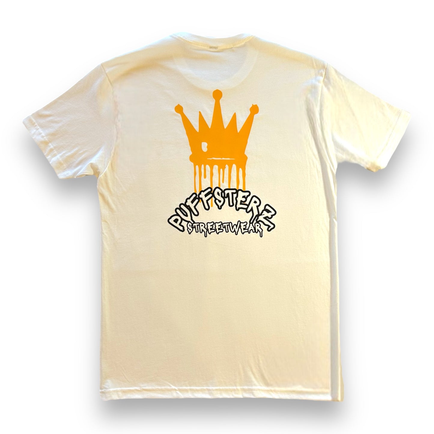 White Unisex Gold Crown Tee