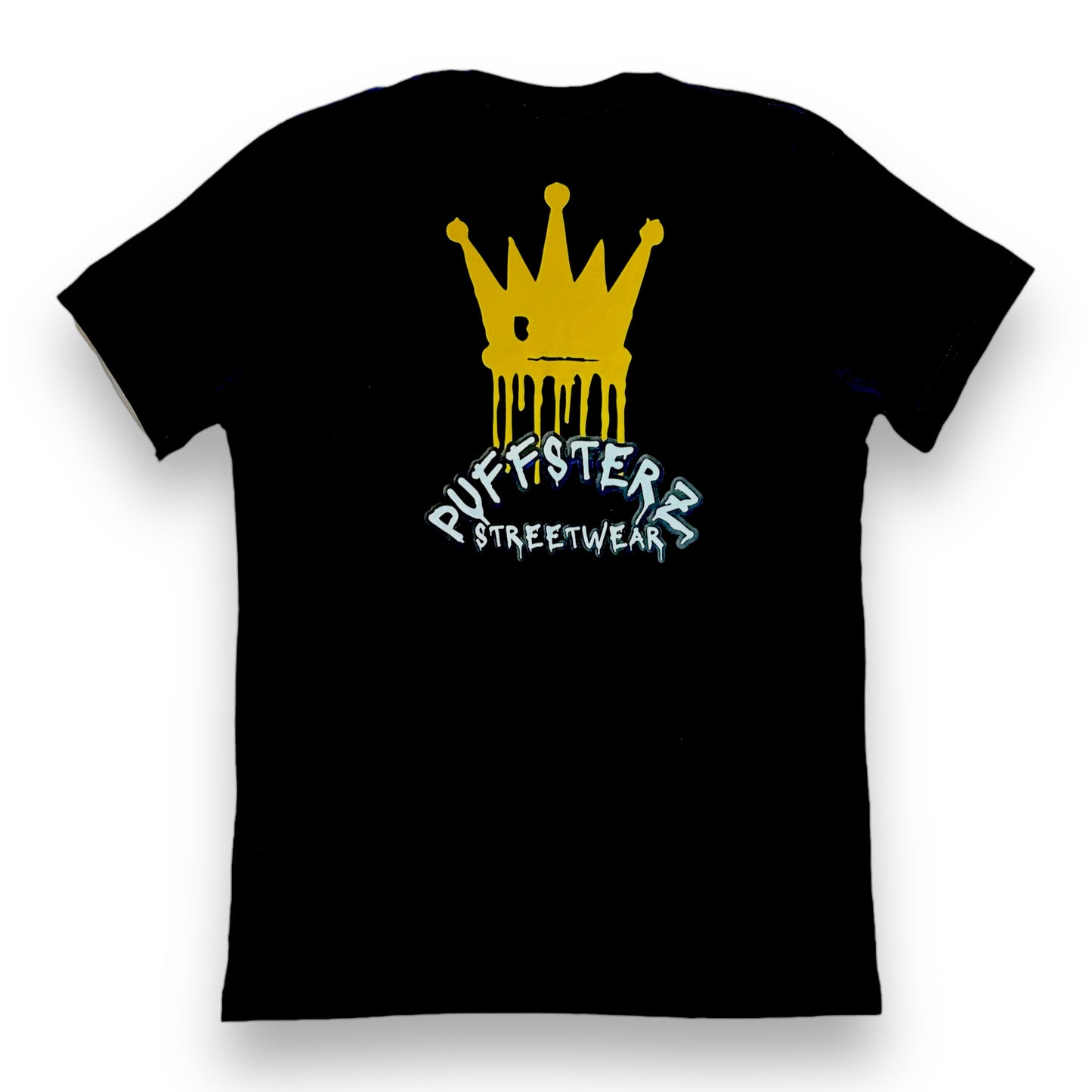 Black Unisex Gold Crown Tee