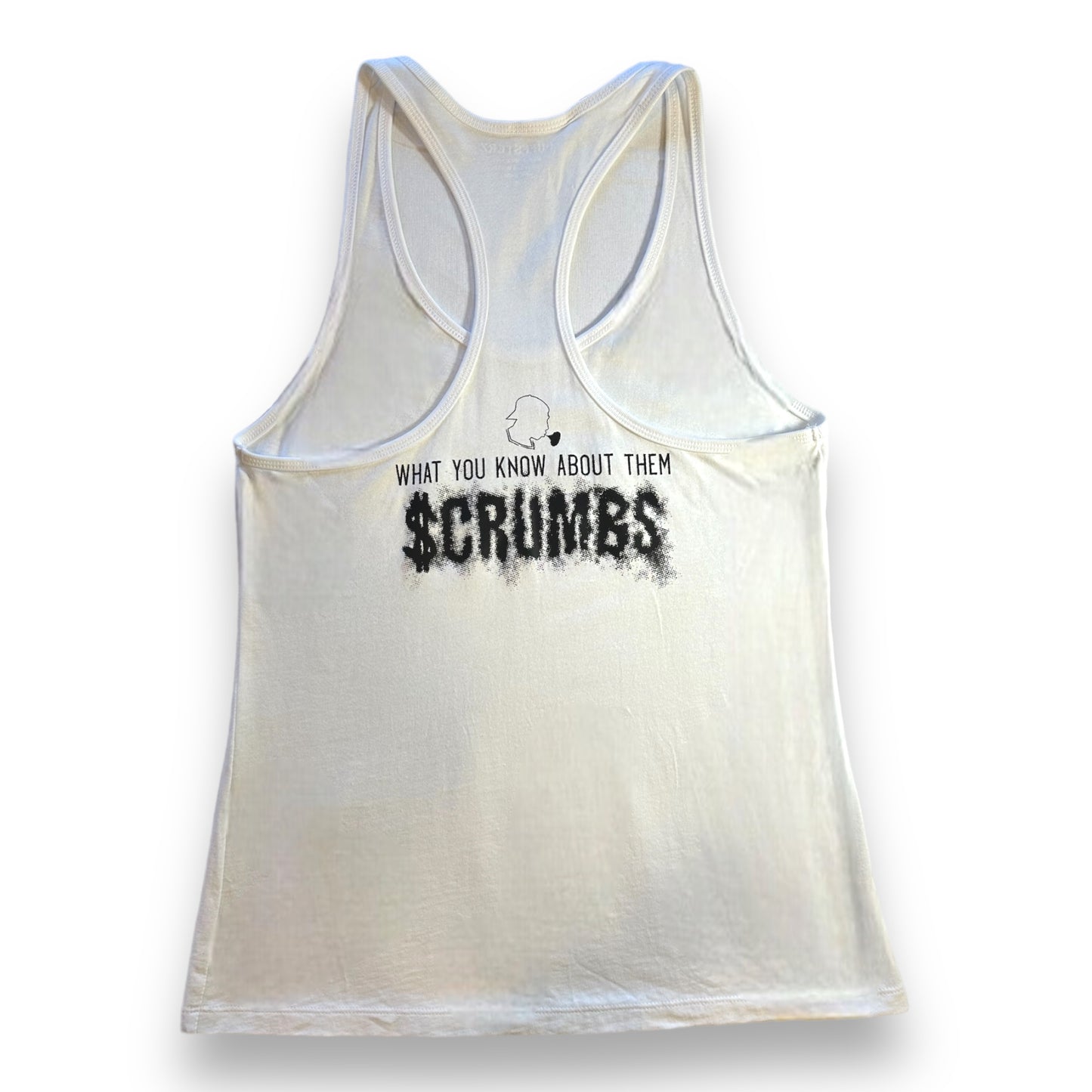 Female White $CRUMBS Tank top