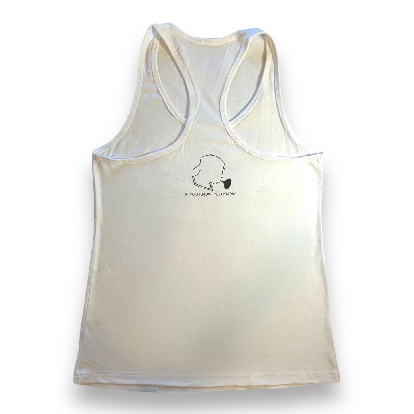 Female White SHOOSH Tank tops