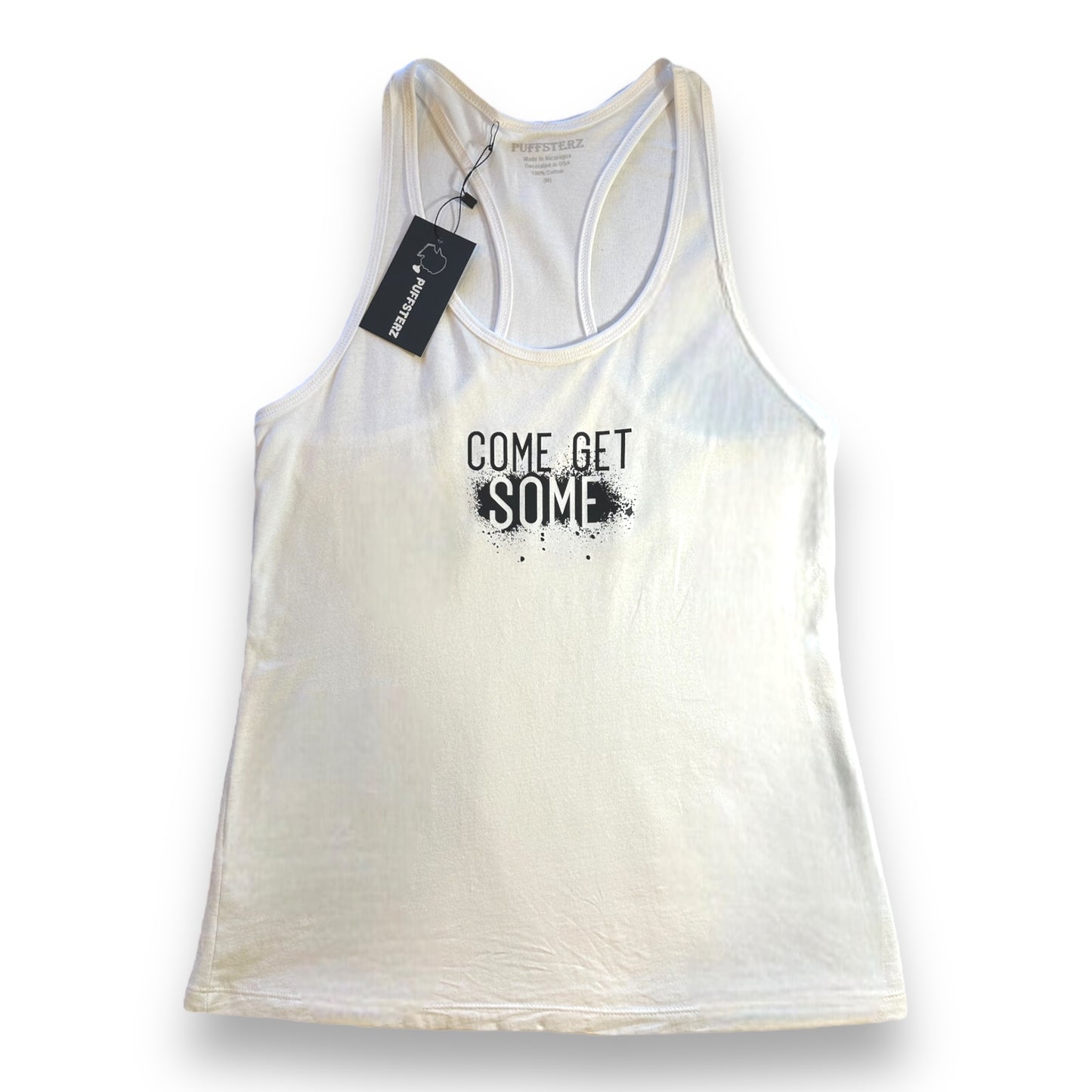 Female White $CRUMBS Tank top