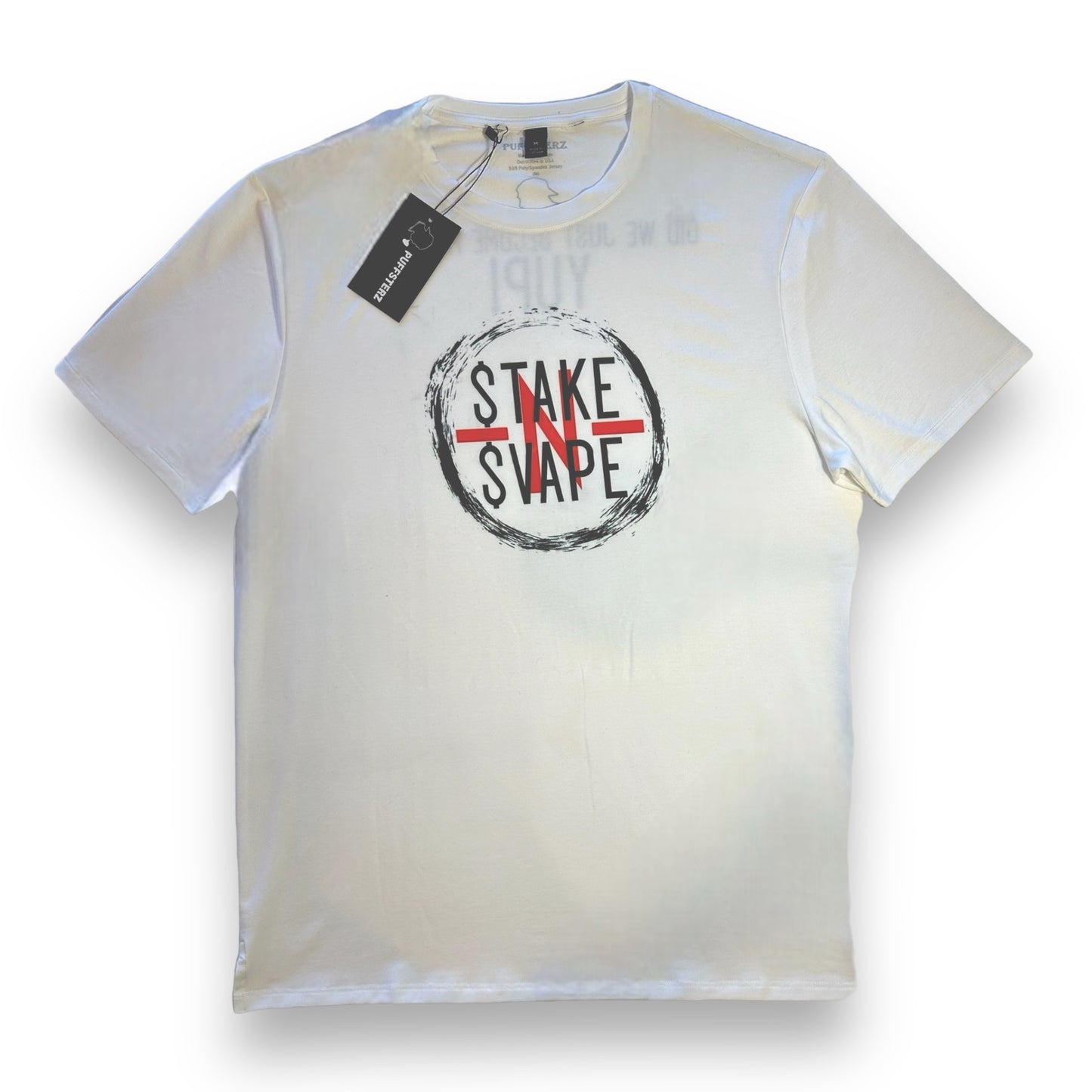 White Unisex STAKE N VAPE T-Shirt