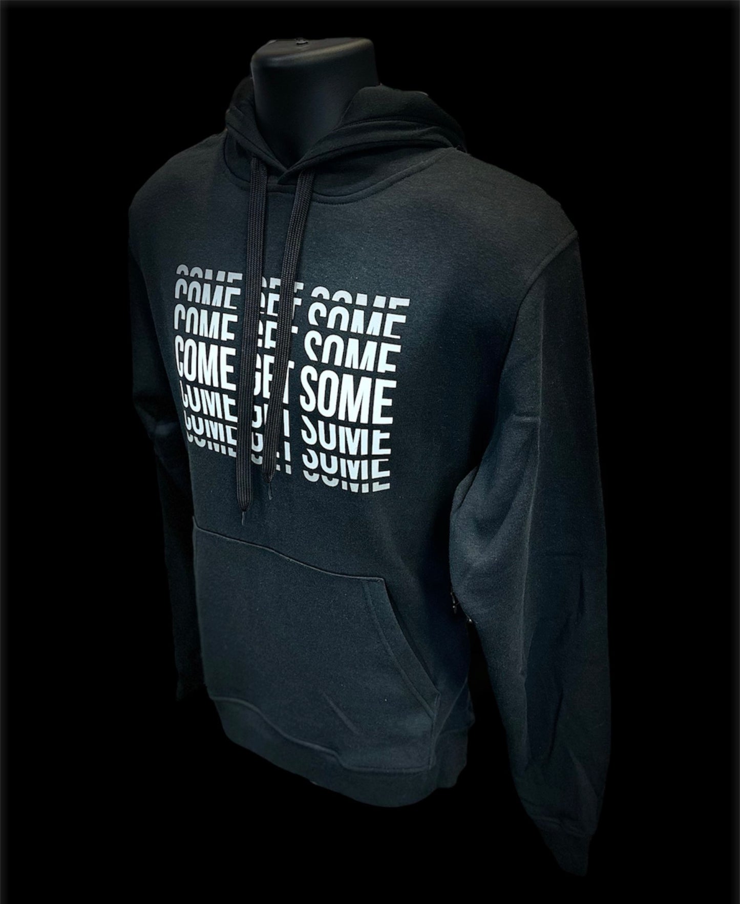 Black Unisex Come Get Some Hoodie