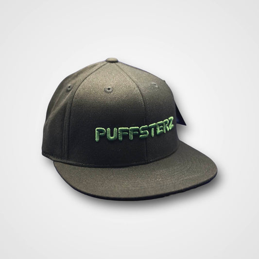 Flat Bill Green Puffed Puffsterz