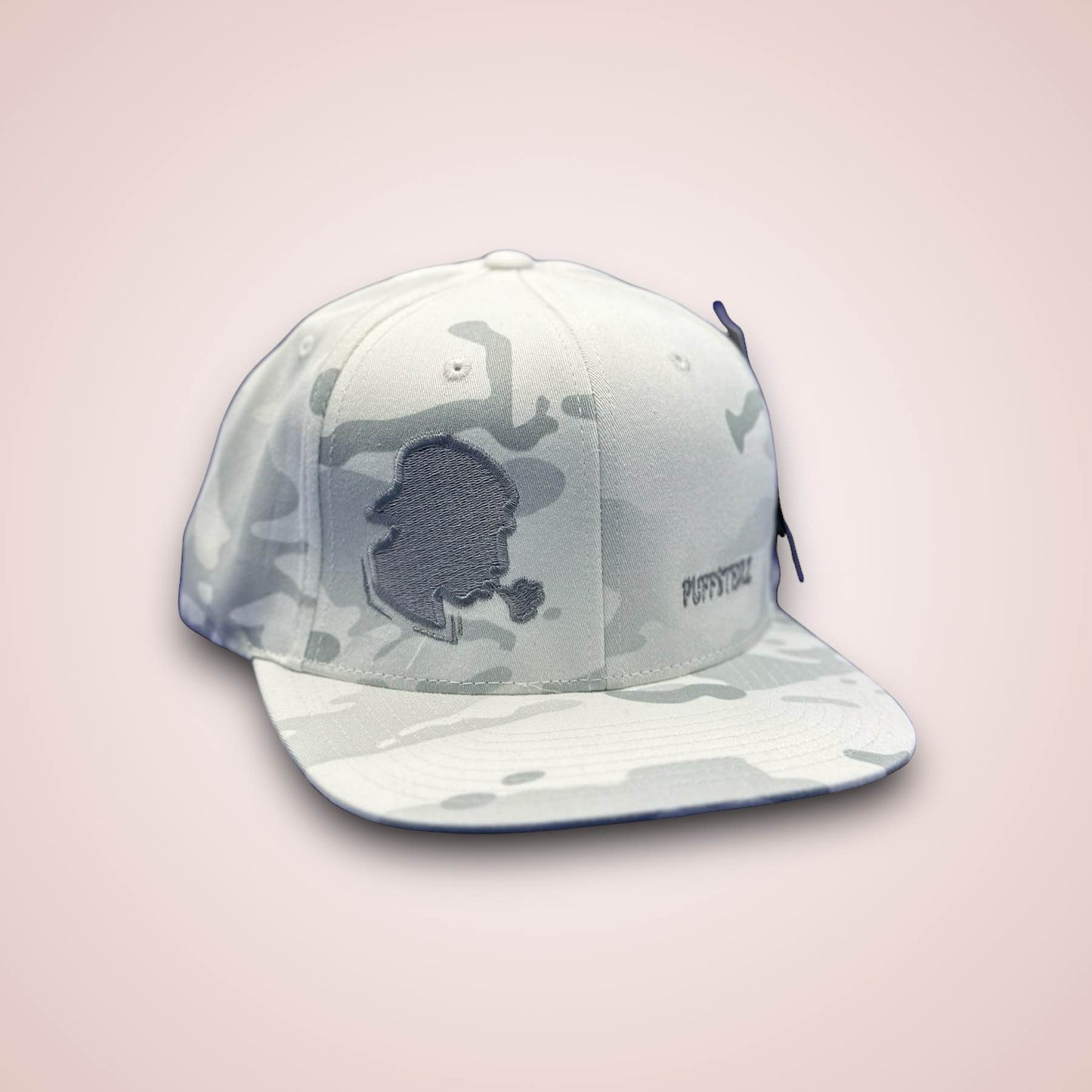 Alpine Camo Hat Gray Logo