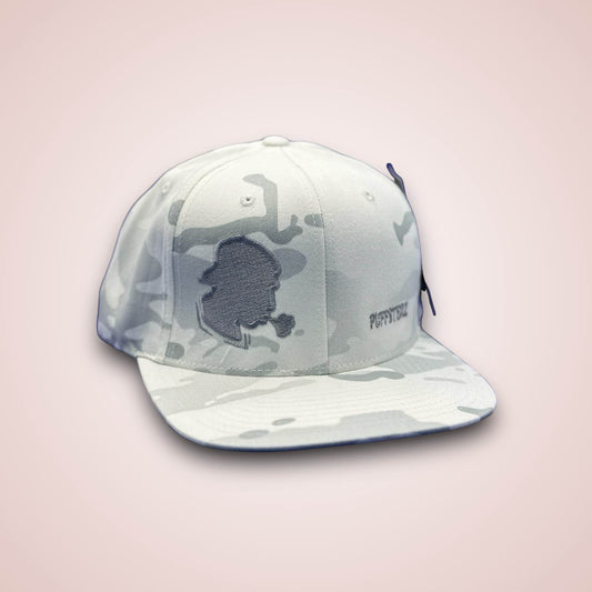 Alpine Camo Hat Gray Logo