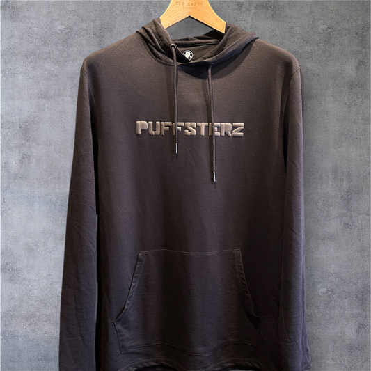 Long Sleeve Embossed Hooded Tee