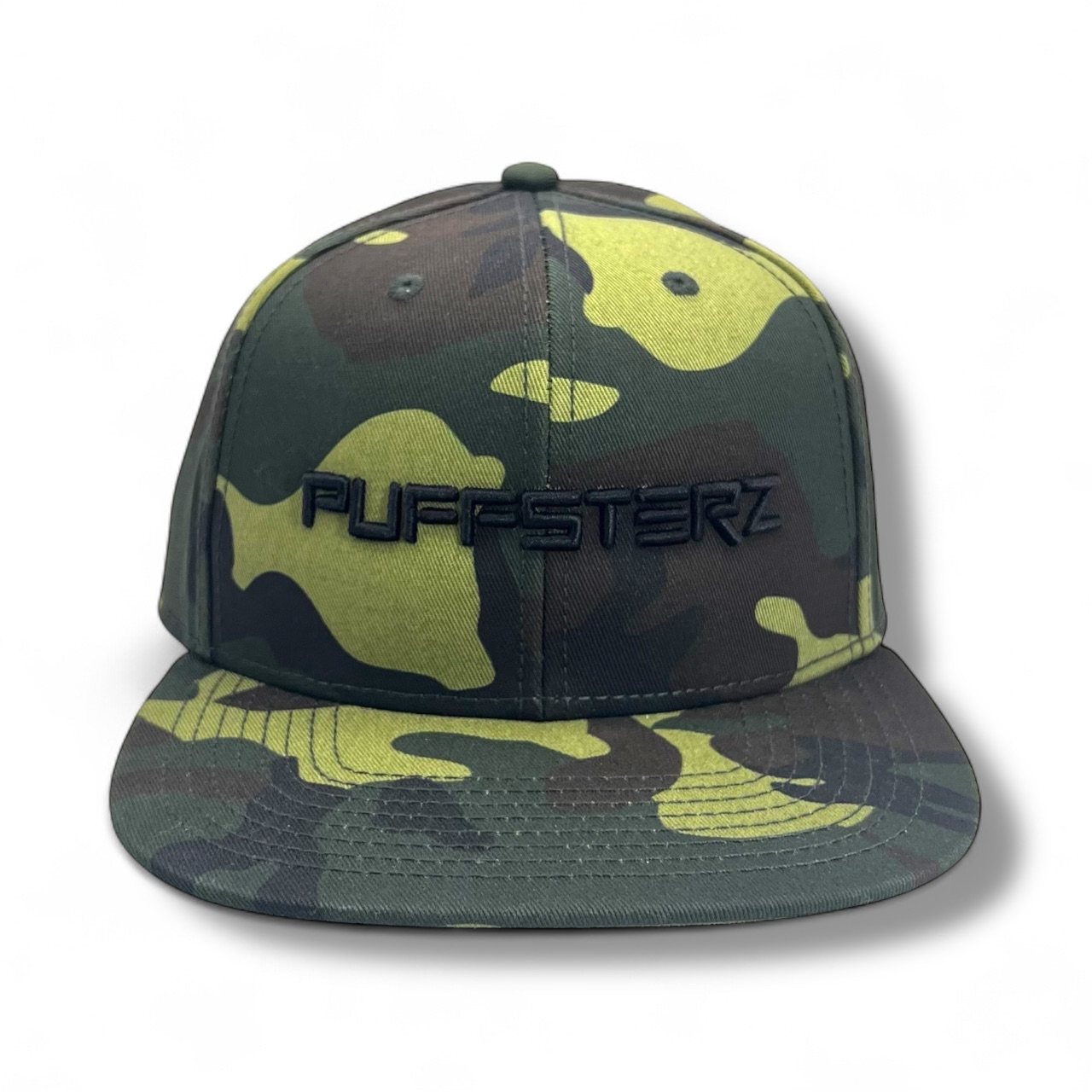 Camo Black Puffsterz Hat