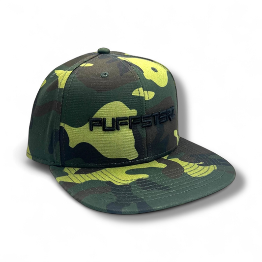 Camo Black Puffsterz Hat
