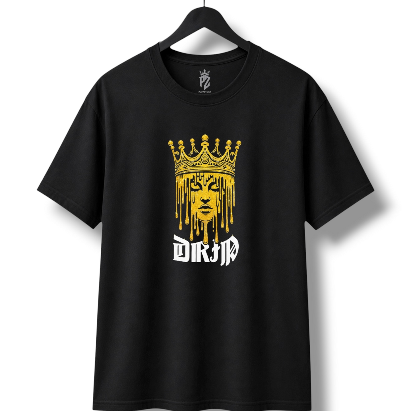 Black Gold Queen Crown Tee