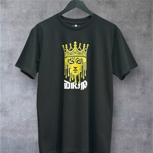 Black Gold Queen Crown Tee